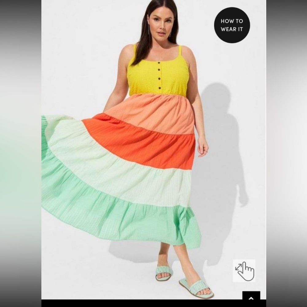 NWT Torrid multicolor dress